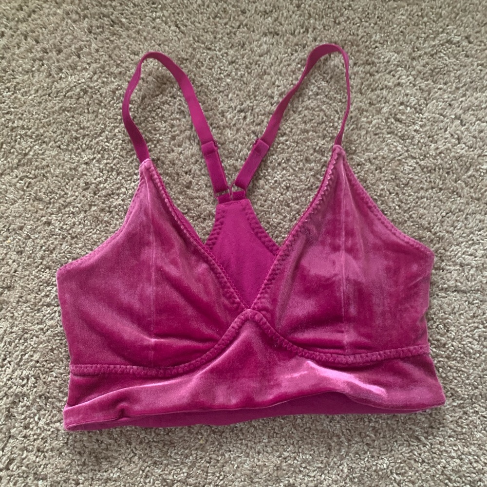 Fabletics Hazel Velvet Bralette